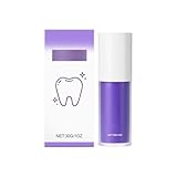 Lila Zahnpasta für Zahnaufhellung, Purple Zahnpasta Weisse Zähne, Purple Teeth Whitening...