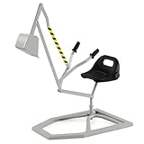 GOPLUS Sitzbagger Kinder, Aufsitzbagger mit 360° drehbarem Sitz, Sandkastenbagger aus Metall mit...