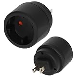 Brennenstuhl Reisestecker/Reiseadapter (Reise-Steckdosenadapter zum Anschluss elektrischer Geräte...