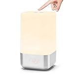 Sonnenaufgang Simulation Wake-Up Licht Wecker mit USB-Aufladung Wiederaufladbare Nachttischlampe 5...