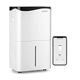 COSTWAY 50L/Tag Bautrockner, 4 Modi, Smart Luftentfeuchter mit 24H Timer & Ventilator & Schlafmodus,...