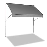 Angerer Freizeitmöbel GmbH Klemmmarkise Style - Markise für Sonnenschutz - Montage ohne Bohren und...