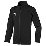 PUMA Jungen Liga Sideline Poly Jacket Core Jr Jacke, Black White, 140