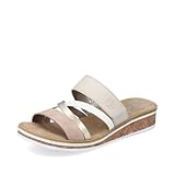 Rieker Damen Pantoletten V3652, Frauen Slipper,schluepfschuhe,Slides,Slip-ons,Backless...