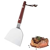 Pfannenwender Edelstahl Grillwender edelstahl Grillspachtel Grillwender Pfannenwender Metall...