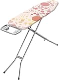 Vileda Star Bügelbrett, Bügeltisch mit Bügeleisenablage, Bügelfläche: 120 x 38 cm,...