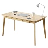 Stilvoller Bürotisch mit Beinen, 2 Schubladen, einfache Montage, modernes Design, 100 x 55 x 72 cm,...