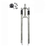 CDHPOWER Fahrradgabel 66 cm und 3,8 cm (26 Zoll) und 3,8 cm (1 1/8 Zoll) Headset-Kombination –...