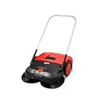 haaga 375 - Kehrmaschine mit 2.700 m²/h Kehrleistung & 40 Liter Behälter - Handkehrmaschine mit 75...