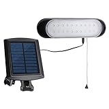 Ruiqas LED-Lampe für Zuhause und Außenbereich, wasserdicht, solarbetrieben, mit Zugschnur,...