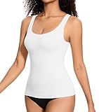 ONEW Damen Slimfit Unterhemd Bequeme Bauchweg Shapewear Tank Top Formende Kompressions Trägertop...