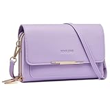 Roulens Klein Handy Umhängetasche,Damen Kleine Umhängetasche, Veganes Leder Crossbody...
