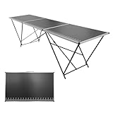 Lemodo Tapeziertisch klappbar | Stabiler Arbeitstisch | Mehrzwecktisch mit Messskala |...