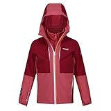 Regatta Mädchen Hydrate Viii 3in1 3-in-1-Jacke, MinRd/RumbRd, 11-12 Jahre