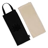 Yoga Studio Yoga Sandsack aus Baumwolle, nur Bezug, Schwarz