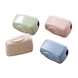 HONITANO 8stücke Zahnbürstenkopfbedeckungen Wiederverwendbar Für Unterwegs Mit Abdeckung Schutz...