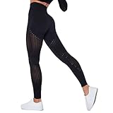 Yunafit Leggings Cleo Kompressionshose Damen für Sport,Gym - High Waist Booty Scrunch Butt Yoga...