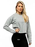 Delta Rose Cropped-Sweatshirt für Damen, Farben: Schwarz, Grau, Weiß, verschiedene Größen,...