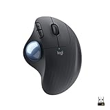 Logitech ERGO M575 Wireless Trackball Maus - Einfache Steuerung mit dem Daumen, flüssige...