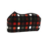 Eskadron Abschwitzdecke Fleece Check Black-White-deep Green-red Dynamic HW 2025 Gr. XXL (165 cm)