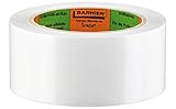 Barnier PVC Putzerband | Schutzband 50 mm 33 m weiß glatt | PVC Klebeband für glatte und leicht...