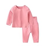 SONARIN Kinder Thermounterwäsche Set,Baby Jungen Mädchen Thermo Unterwäsche Thermo Pyjama Set...