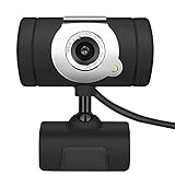 Live-HD-Desktop-Computer mit Licht und Mikrofon, Kamera, HD-Webcast-Konferenzvideo