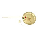 CONGARTENO Traditionelle Chinesische Kupfer grammwaage Kleine Runde Platte Küchenwaage für...