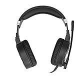 Heayzoki Gaming-Kopfhörer für PS4 Xbox One PS3,Wasserdichter RGB-Gaming-Headset Kabelgebundener...