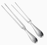 2 PCS Fleischgabel Edelstahl, Eine große 30,5 cm und eine kleine 26,5 cm Tranchiergabel Edelstahl...
