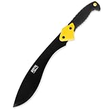 MISTER TOOL Gartenmachete, Länge: 49,2cm, Buschmesser Haumesser Hackmesser Axt, mit geschwungener...