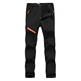 Wanderhose Herren Fahrradhose Wasserdicht Winddicht Warm Arbeitshose Regenhose Gefüttert Winter...