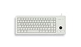 CHERRY Compact-Keyboard G84-4400, Deutsches Layout, QWERTZ Tastatur, kabelgebundene Tastatur,...