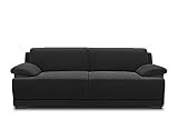 DOMO. Collection Telos 3er Boxspringsofa, Sofa mit Boxspringfederung, Zeitlose Couch mit breiten...