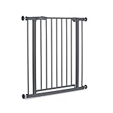 hauck Open N Stop 2, Dunkelgrau - Kinderschutzgitter Hundegitter, Verstellbare Breite 75-80 cm, 77...