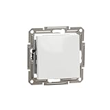 Schneider Electric Asfora EPH0470121D Wechselschalter Unterputz, 10AX- 250 V, Schraubklemme, weiß