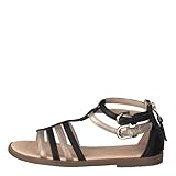 Geox Madchen J Sandal Karly Girl Sandalen,BLACK/PLATINUM,35 EU