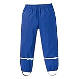 Regenhose 164 Jungen Wasserdicht, Unisex Regenhose Kinder Weich Atmungsaktiv Trekkinghose Outdoor...