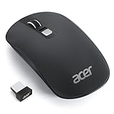 acer Ultradünne Maus Kabellose, Tragbare 2,4 GHz Funkmaus, Wireless Mouse mit 800/1200/1600...
