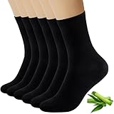 Niofind Socken Herren Damen Bambus Socken,Unisex Sportsocken Business Lange Bambussocken Weich...