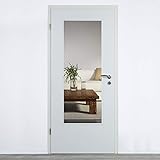 Melina24 Glastür Türglas Tür 4mm ESG (660 x 1420 mm) Modern klar