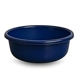 PARENCE.- Rundes Becken 6L – Widerstandsfähige Kunststoff-Waschwanne 32 cm | Mehrzweckbecken für...