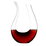 Amisglass Dekanter 1500 ML, Bleifreies Kristallglas, Klassische Weinkaraffe, Dekantierer mit...