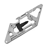 Mehrzweckwerkzeug mit Karabiner, Gadget aus Edelstahl – Karabiner mit Schnellverschluss | für...