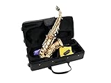 DIMAVERY SP-20 Bb Sopransaxophon, gold | Sopran-Saxophon, gebogen