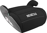 Sparco Kinderautositz-Erhöhung Schwarz und Grau i-Size. Neue Europäische Norm 2024 ECE 129/03....