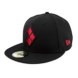 New Era Harley Quinn Logo 59Fifty Fitted Hat, mehrfarbig, 60