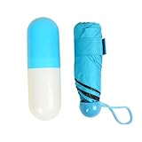 mophrati Selbst Sonne und Regen Langlebiger und schnell trocknender Allwetter Regenschirm, Faltbarer...