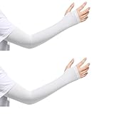 Arm Sleeves Kühlung UPF 50+, Arm Sleeve Atmungsaktiv Anti-UV Arm Warmers für Volleyball,...