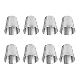 ANDRESLAD 6 Stück Teiliges Edelstahl Schnapsgläser Tragbare Spirituosenbecher Leicht und Kompakt...